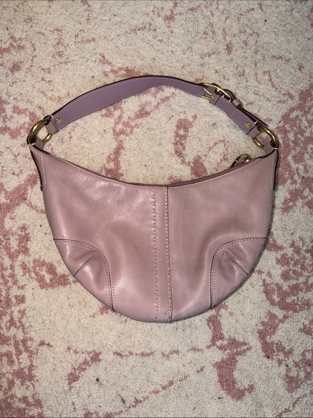 Vintage Lilac Coach Purse